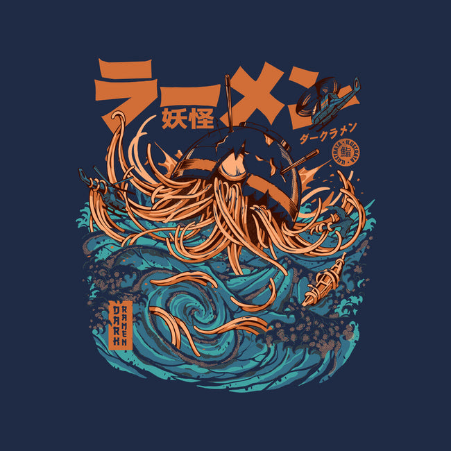 Dark Great Ramen Off Kanagawa-baby basic tee-ilustrata