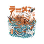 Dark Great Ramen Off Kanagawa-unisex pullover sweatshirt-ilustrata