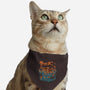 Dark Great Ramen Off Kanagawa-cat adjustable pet collar-ilustrata