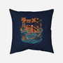 Dark Great Ramen Off Kanagawa-none removable cover w insert throw pillow-ilustrata