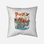 Dark Great Ramen Off Kanagawa-none removable cover w insert throw pillow-ilustrata