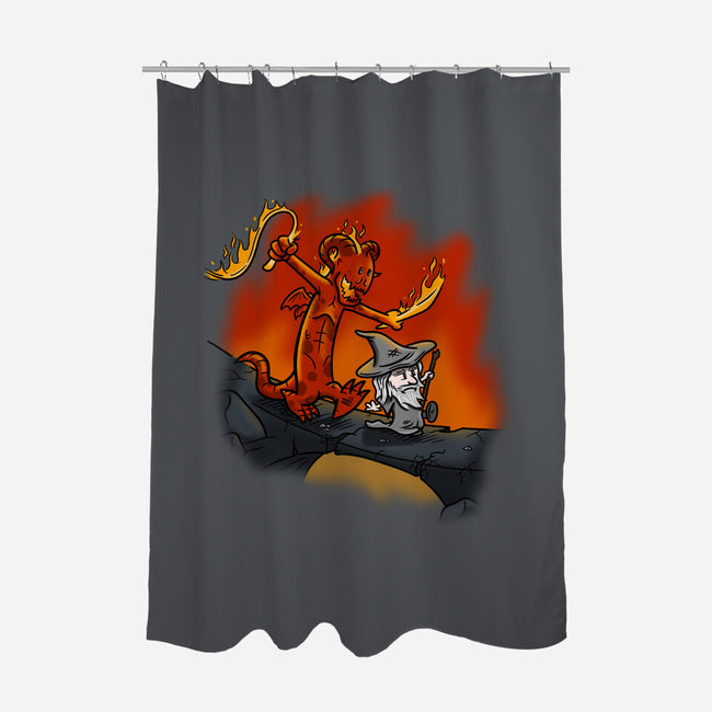 You Fools!-none polyester shower curtain-Paul Simic