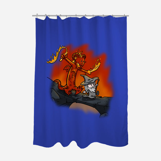 You Fools!-none polyester shower curtain-Paul Simic