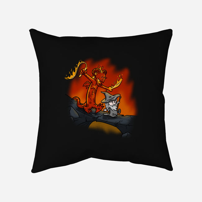 You Fools!-none removable cover w insert throw pillow-Paul Simic