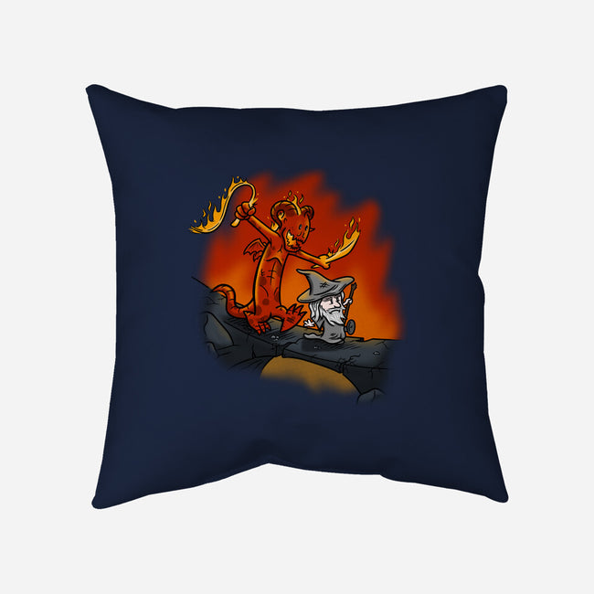 You Fools!-none removable cover w insert throw pillow-Paul Simic