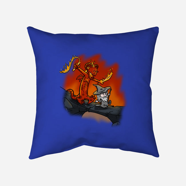 You Fools!-none removable cover w insert throw pillow-Paul Simic