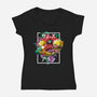 Intergalactic Bounty Hunter-womens v-neck tee-manoystee