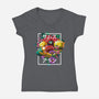 Intergalactic Bounty Hunter-womens v-neck tee-manoystee
