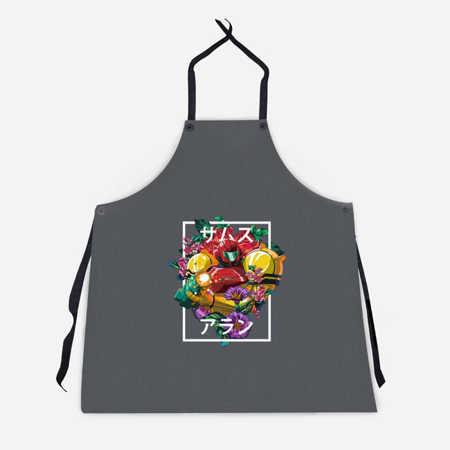 Intergalactic Bounty Hunter-unisex kitchen apron-manoystee