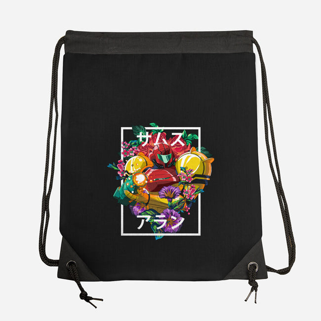 Intergalactic Bounty Hunter-none drawstring bag-manoystee