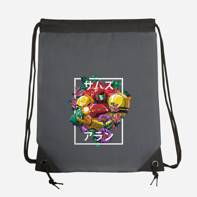 Intergalactic Bounty Hunter-none drawstring bag-manoystee