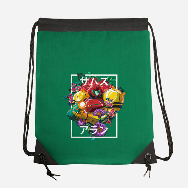 Intergalactic Bounty Hunter-none drawstring bag-manoystee
