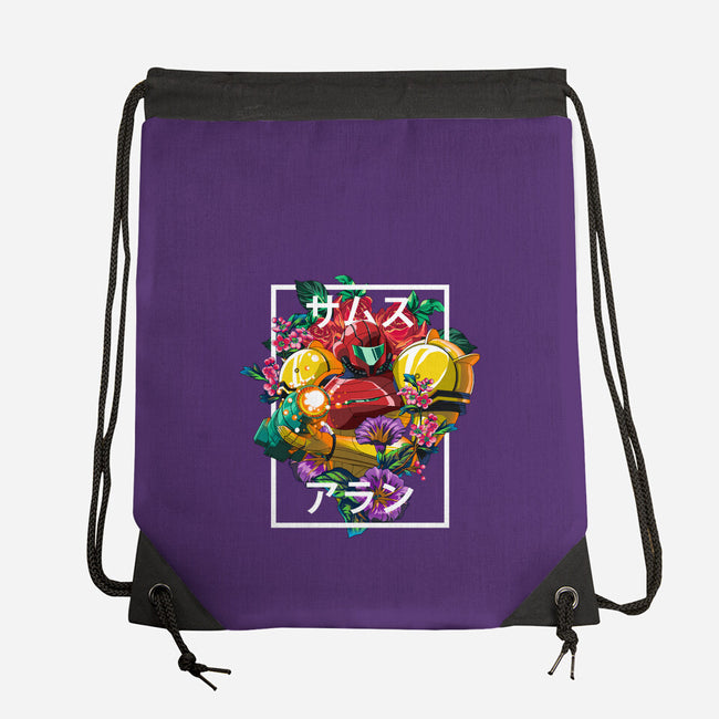 Intergalactic Bounty Hunter-none drawstring bag-manoystee