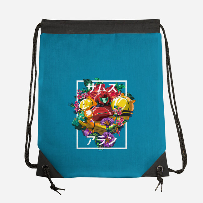 Intergalactic Bounty Hunter-none drawstring bag-manoystee