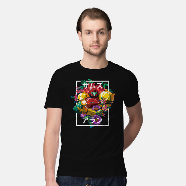 Intergalactic Bounty Hunter-mens premium tee-manoystee