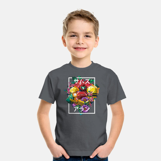 Intergalactic Bounty Hunter-youth basic tee-manoystee