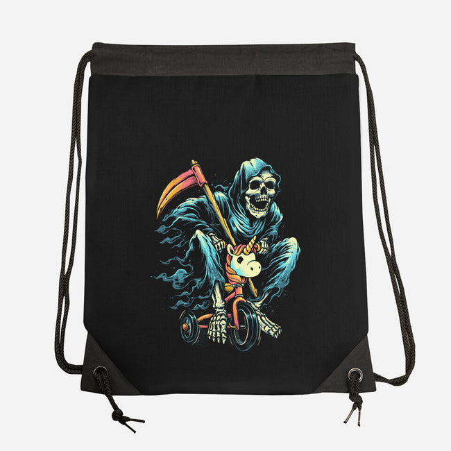 Last Ride-none drawstring bag-glitchygorilla
