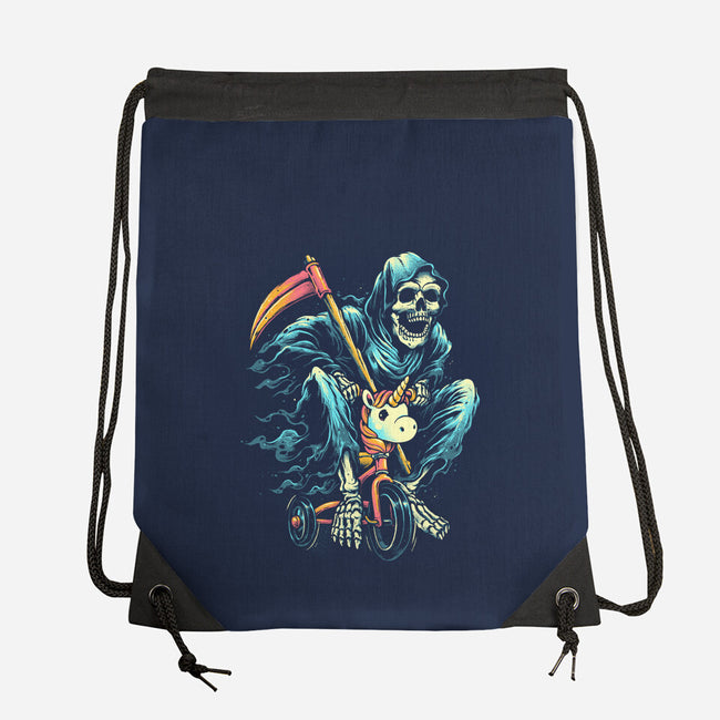 Last Ride-none drawstring bag-glitchygorilla