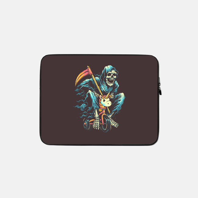 Last Ride-none zippered laptop sleeve-glitchygorilla