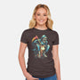 Last Ride-womens fitted tee-glitchygorilla