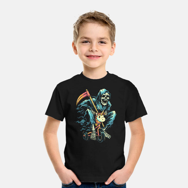 Last Ride-youth basic tee-glitchygorilla