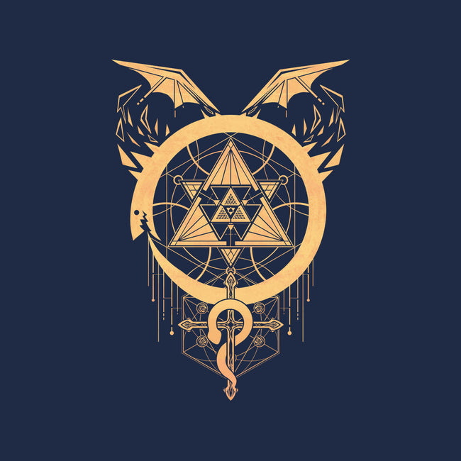 Gilded Snakes of Alchemy-youth crew neck sweatshirt-icewreath
