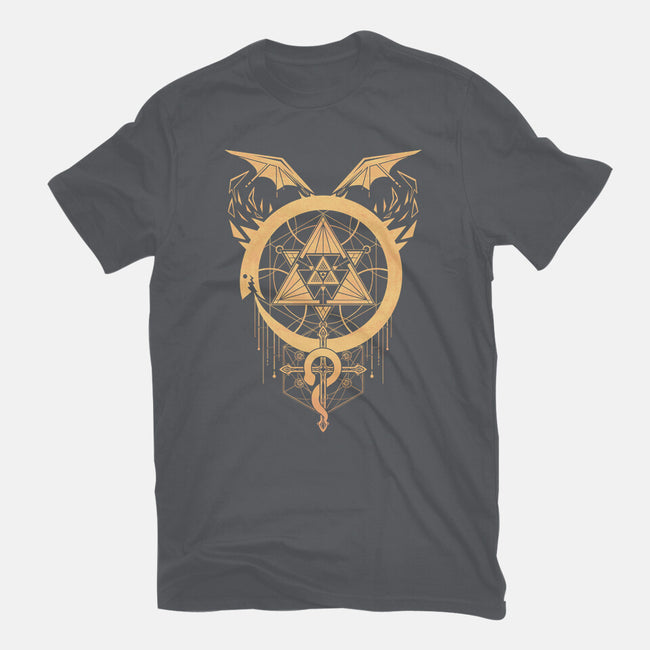 Gilded Snakes of Alchemy-mens premium tee-icewreath