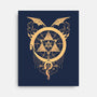 Gilded Snakes of Alchemy-none stretched canvas-icewreath
