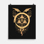 Gilded Snakes of Alchemy-none matte poster-icewreath