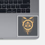 Gilded Snakes of Alchemy-none glossy sticker-icewreath
