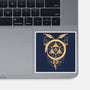 Gilded Snakes of Alchemy-none glossy sticker-icewreath