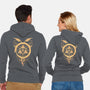 Gilded Snakes of Alchemy-unisex zip-up sweatshirt-icewreath