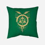 Gilded Snakes of Alchemy-none removable cover w insert throw pillow-icewreath