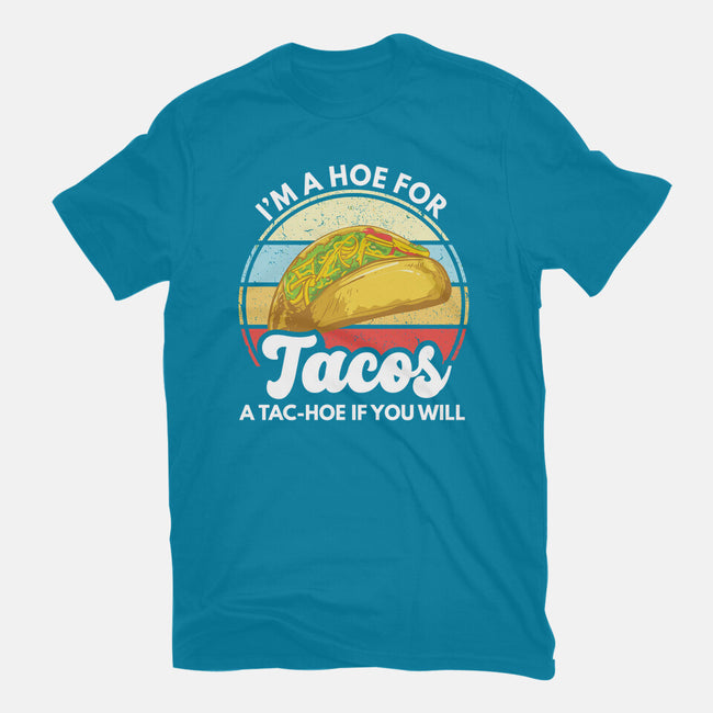 I'm a Hoe for Tacos-womens fitted tee-LXTien