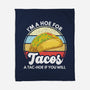 I'm a Hoe for Tacos-none fleece blanket-LXTien