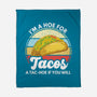 I'm a Hoe for Tacos-none fleece blanket-LXTien