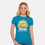 I'm a Hoe for Tacos-womens fitted tee-LXTien