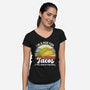 I'm a Hoe for Tacos-womens v-neck tee-LXTien