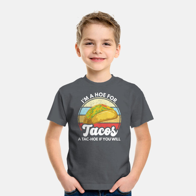 I'm a Hoe for Tacos-youth basic tee-LXTien