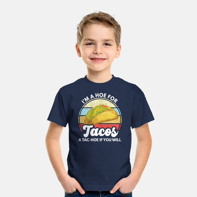 I'm a Hoe for Tacos-youth basic tee-LXTien