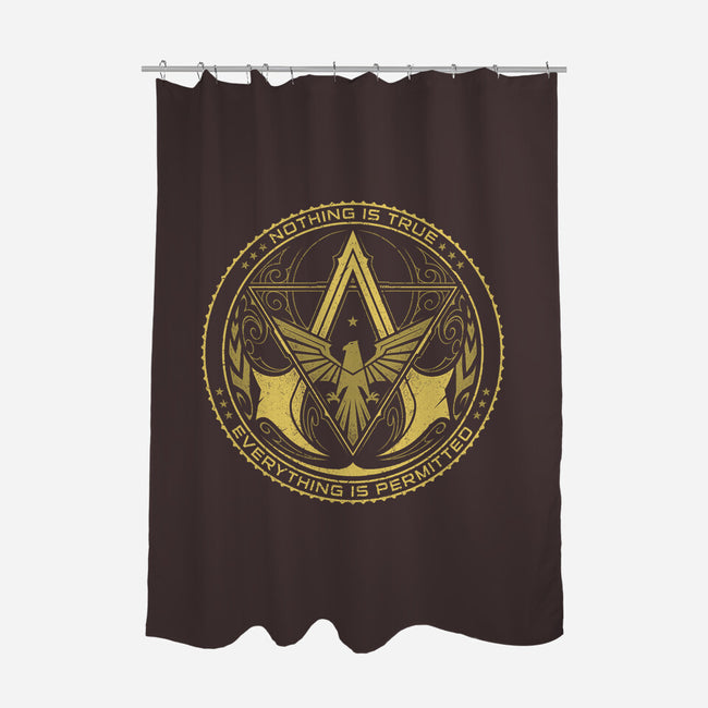 Assassins Club-none polyester shower curtain-StudioM6