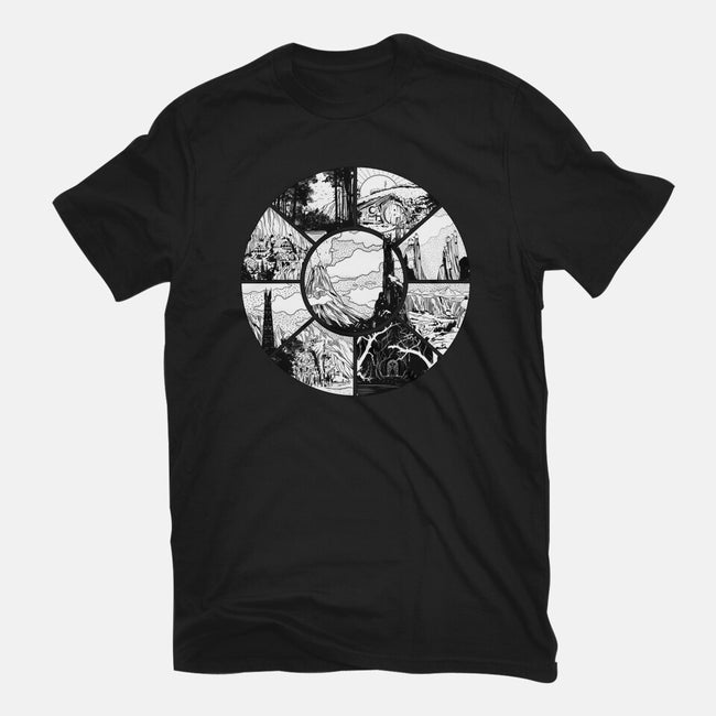 Middle Earth-womens fitted tee-fanfabio