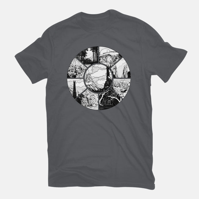 Middle Earth-womens fitted tee-fanfabio