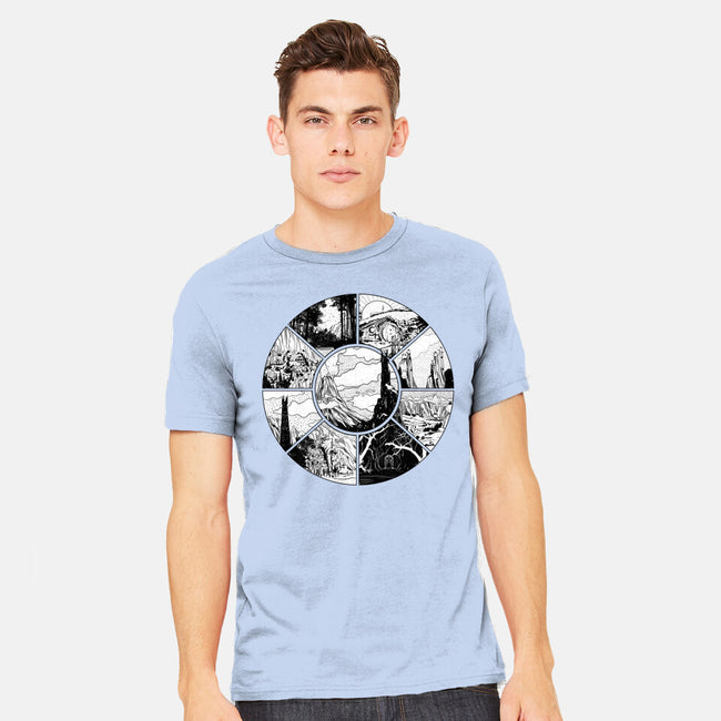Middle Earth-mens heavyweight tee-fanfabio