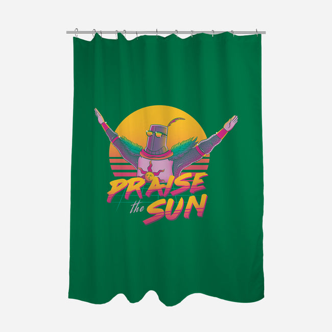 Praise-none polyester shower curtain-Eilex Design