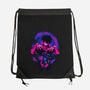 Blue Flame Dabi-none drawstring bag-hypertwenty