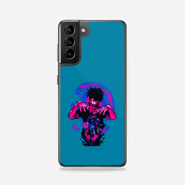 Blue Flame Dabi-samsung snap phone case-hypertwenty