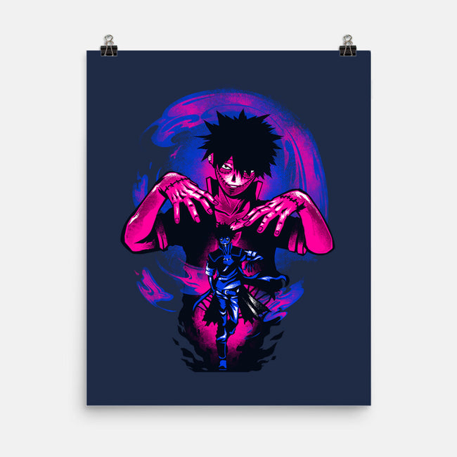 Blue Flame Dabi-none matte poster-hypertwenty