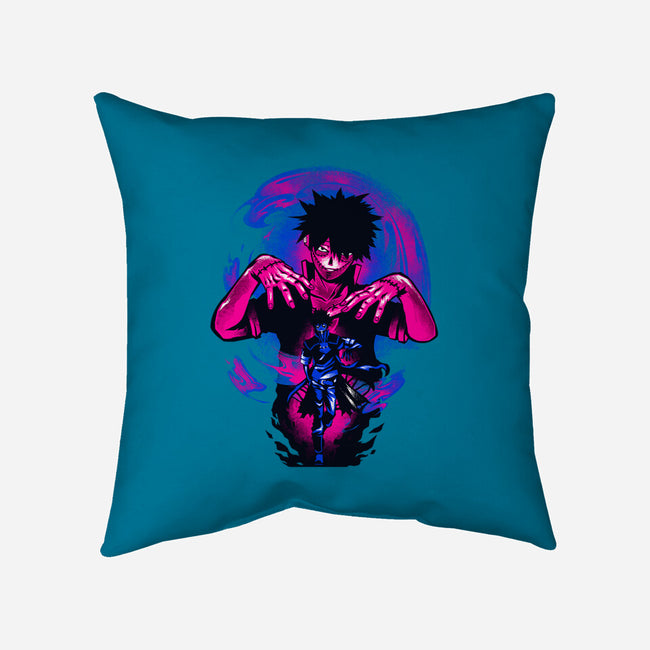 Blue Flame Dabi-none removable cover throw pillow-hypertwenty