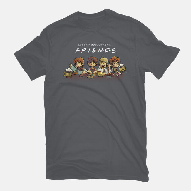 Second Breakfast Friends-womens basic tee-fanfabio